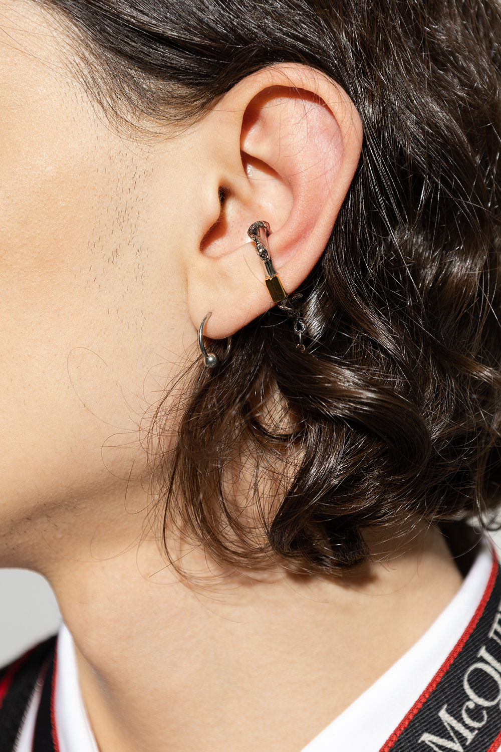 Alexander McQueen Brass ear cuff