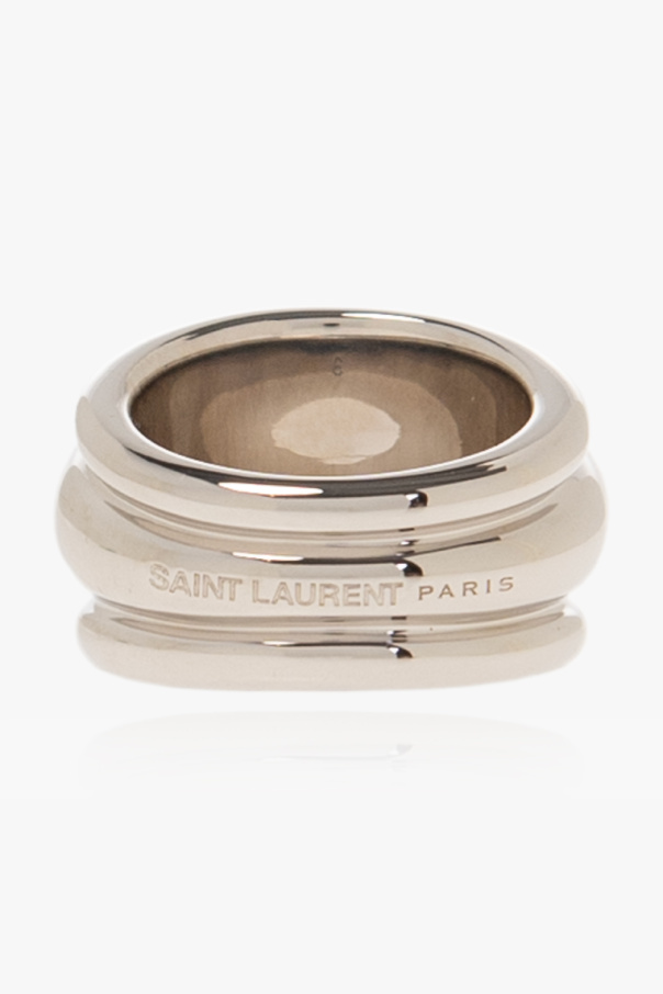 Saint Laurent Mosiężny pierścień