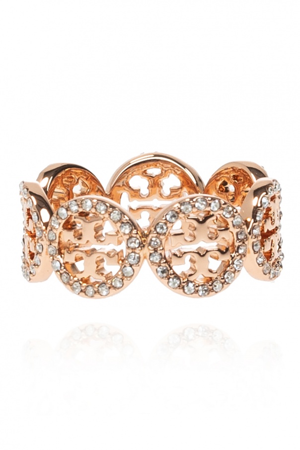 Ring with Swarovski crystals Tory Burch - IetpShops Australia