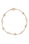 Tory Burch GOLD Pearl-embellished bracelet