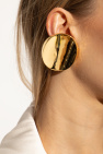 Saint Laurent Brass clip-on earrings