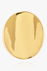 Saint Laurent Brass clip-on earrings