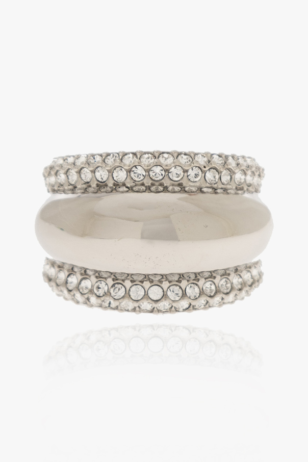 Saint Laurent Crystal-embellished ring