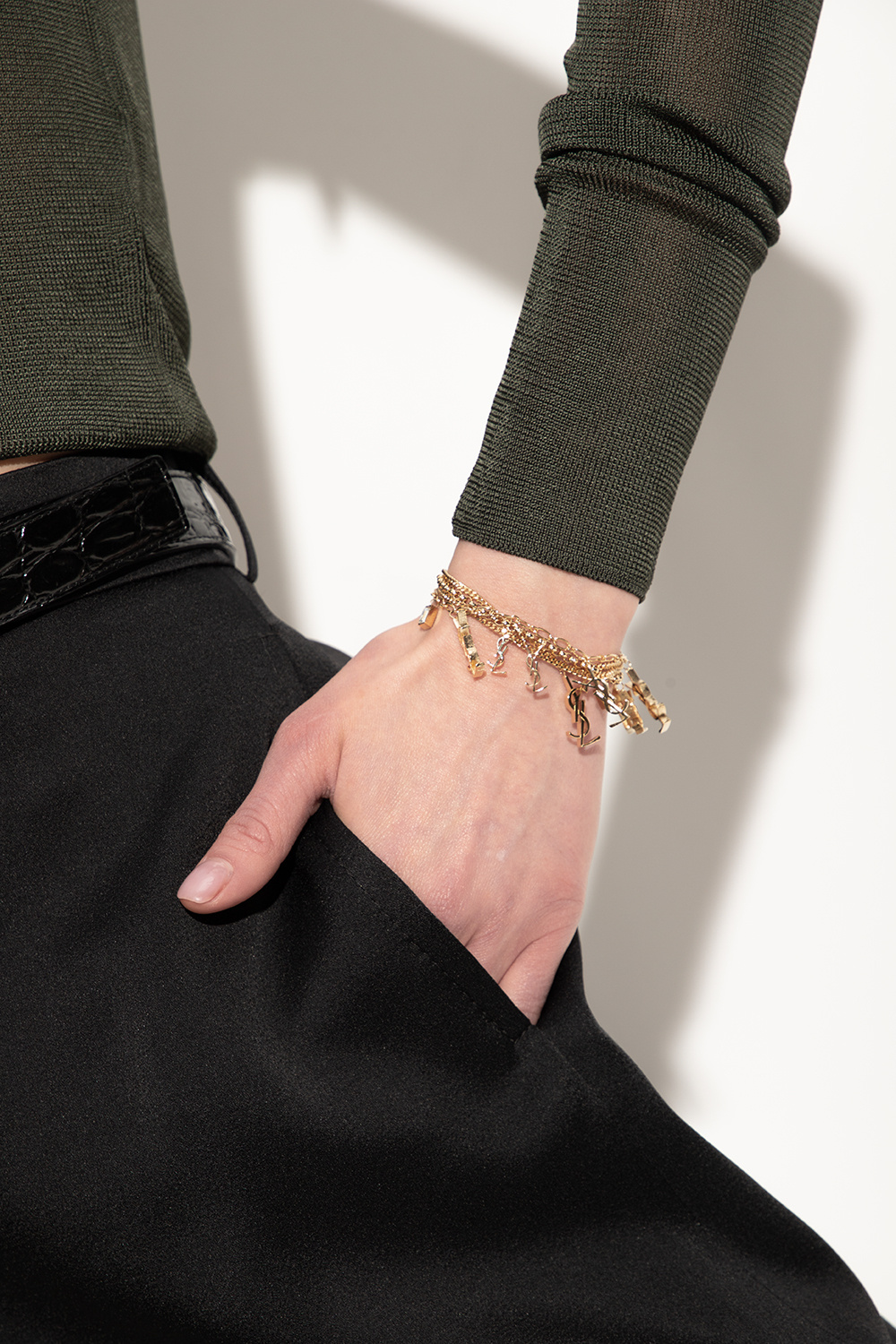 Saint Laurent Bracelet with charms