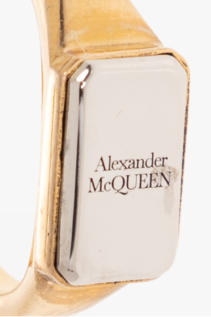 Alexander McQueen Mosiężne kolczyki