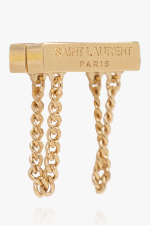Saint Laurent Earrings with logo