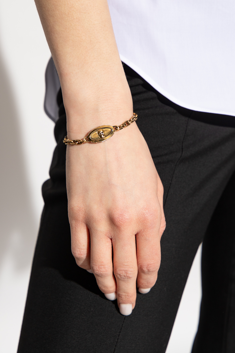 Alexander McQueen Brass bracelet