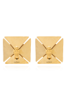 Saint Laurent Brass clip-on earrings