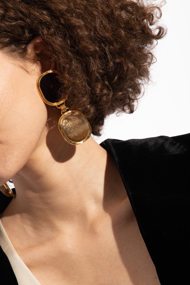 Saint Laurent Long clip-on earrings