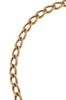 Balenciaga Brass necklace with logo