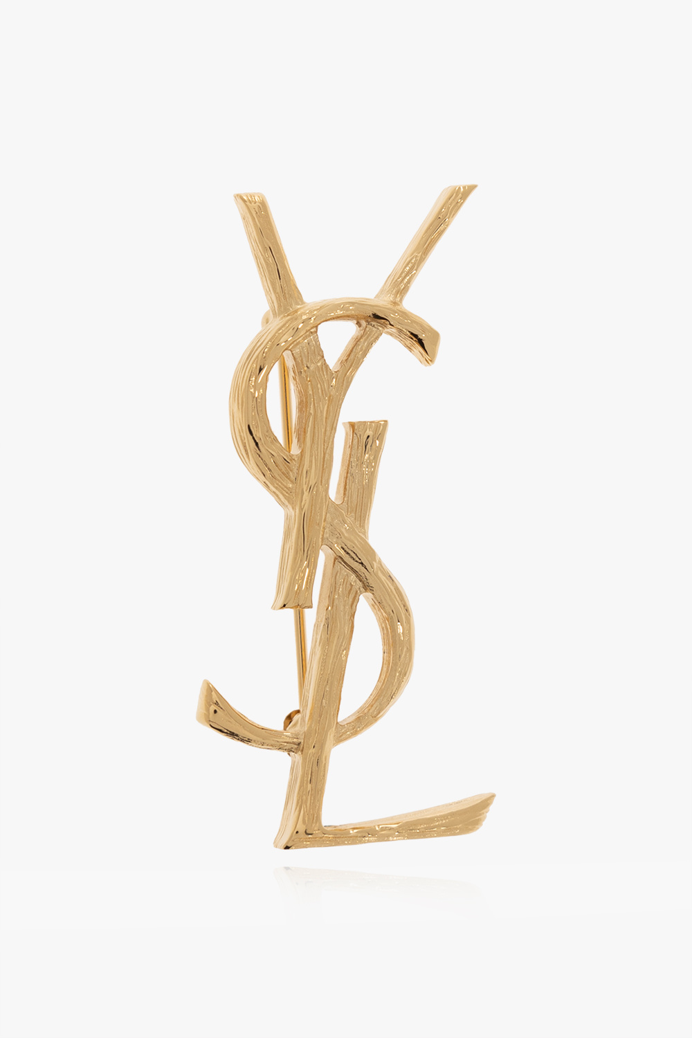 Saint Laurent Brass brooch