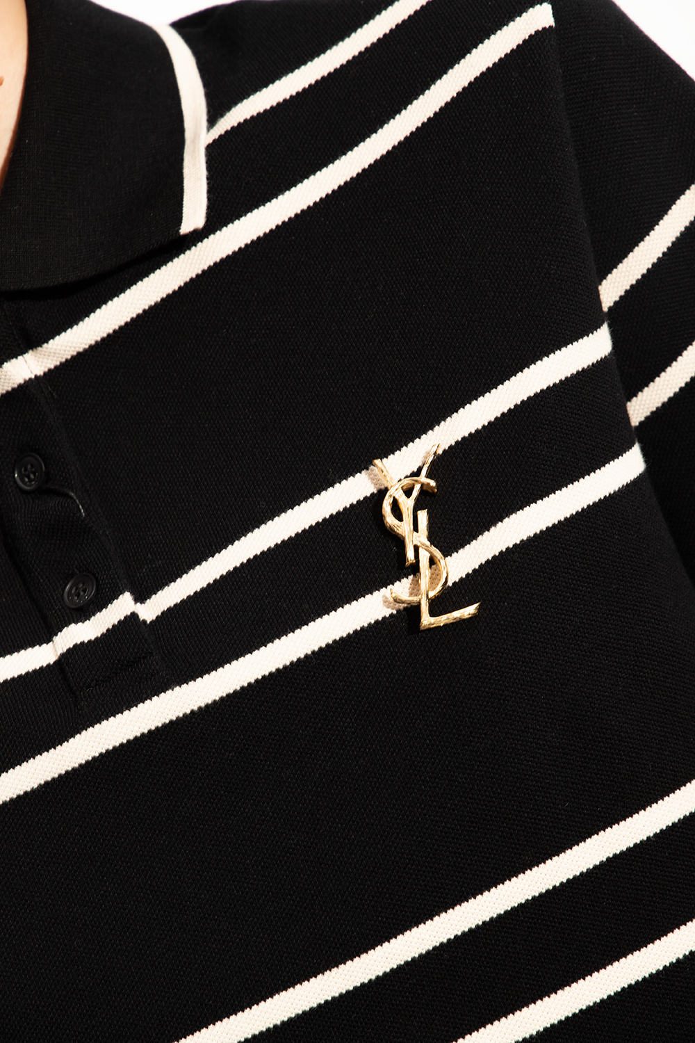 Saint Laurent Brass brooch