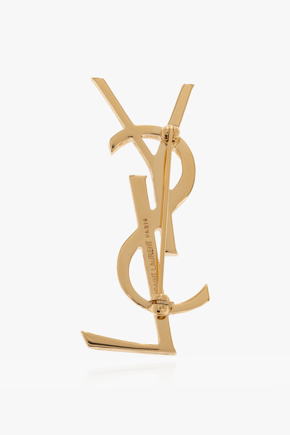 Saint Laurent Brass brooch