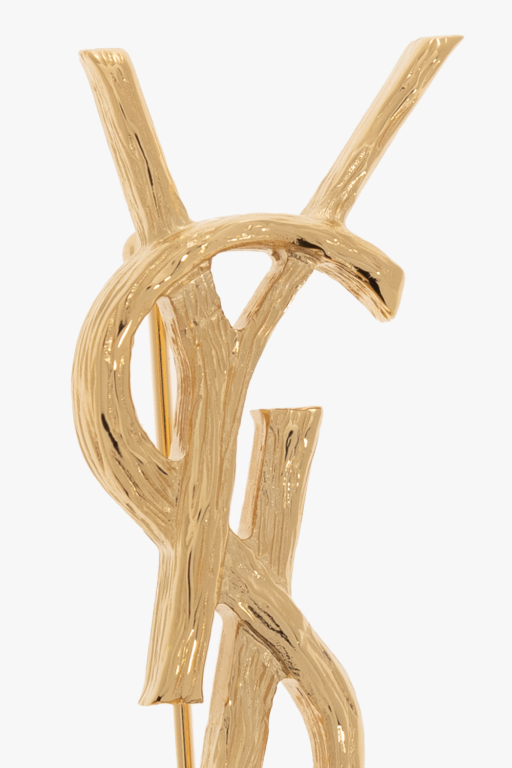 Saint Laurent Brass brooch