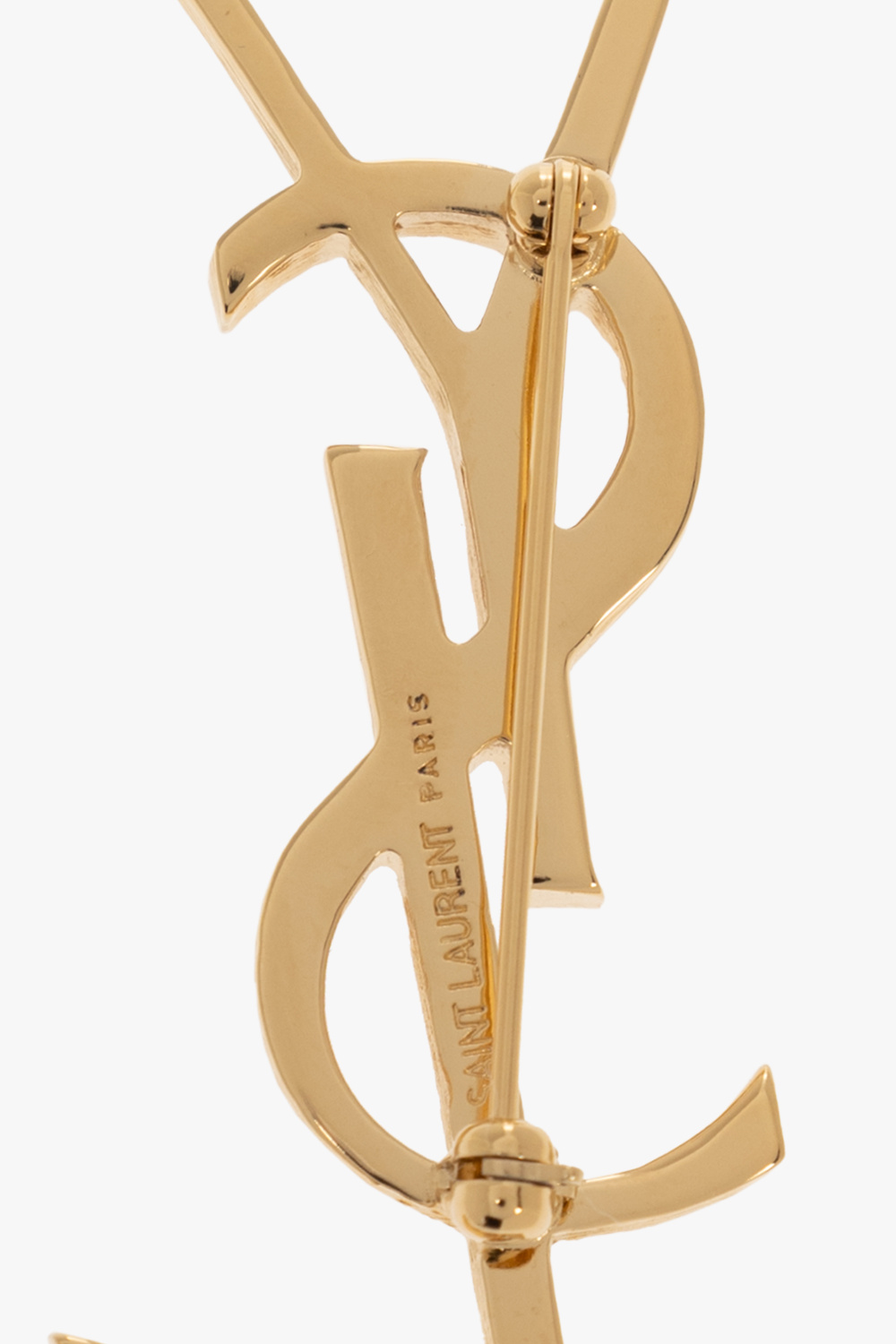 Saint Laurent Brass brooch