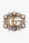 Gucci SILVER Brooch with logo