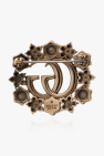 Gucci SILVER Brooch with logo