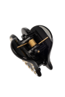 Gucci BLACK Heart-shaped hair clip