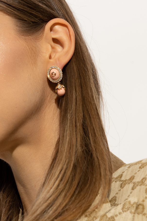 Gucci patch earrings