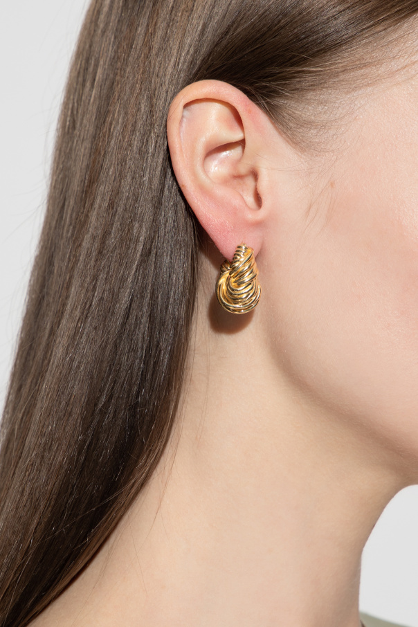 Bottega black Veneta Pearl earrings