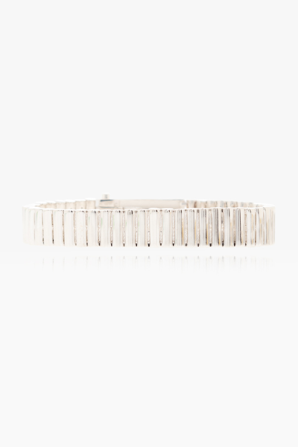 Silver bracelet od Bottega Veneta