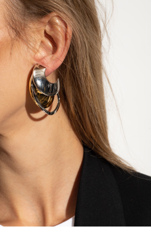 Mosiężny kolczyk od Alexander McQueen