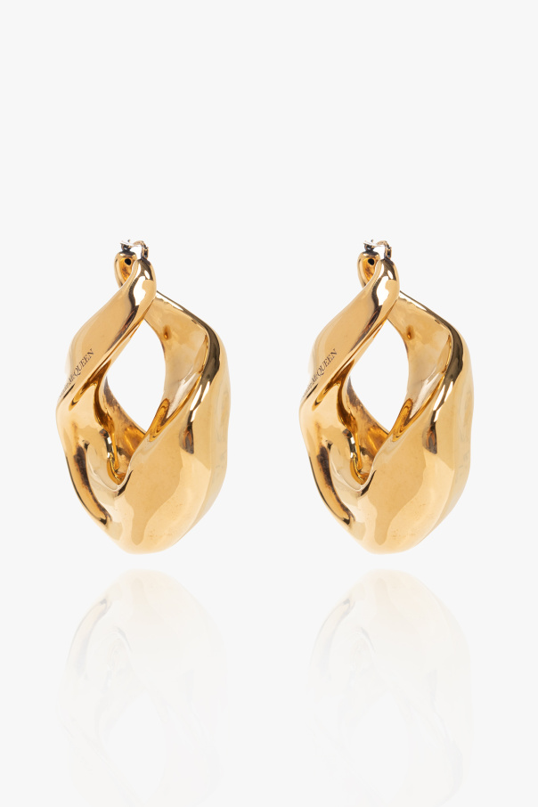 Alexander McQueen Brass earrings