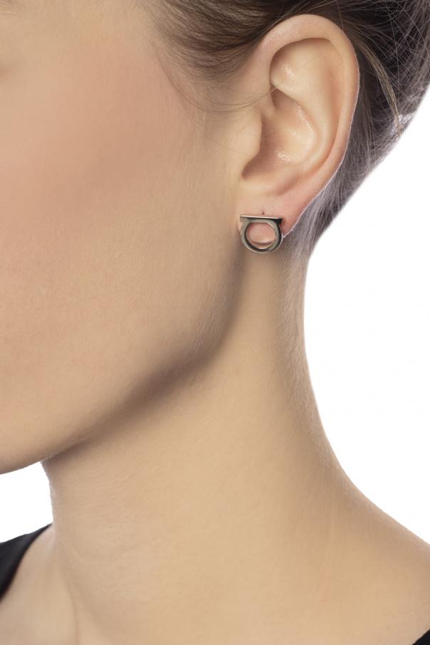 FERRAGAMO Logo-shaped earrings