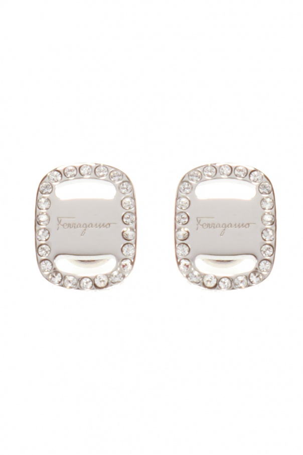 Salvatore Ferragamo Logo-embossed earrings