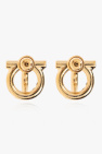 FERRAGAMO GOLD Brass earrings