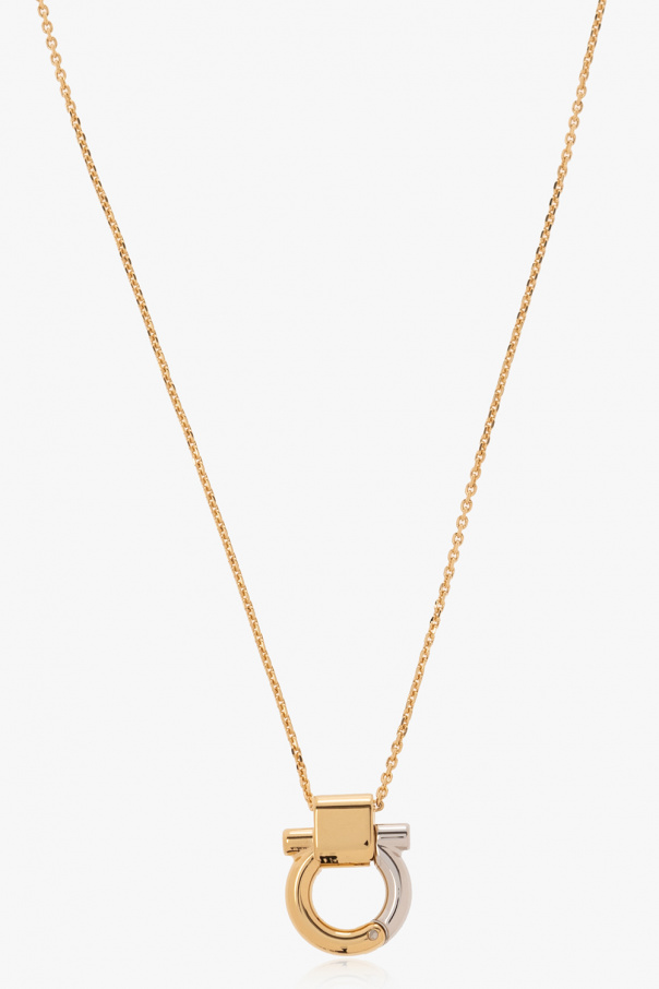 FERRAGAMO Brass necklace
