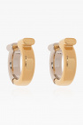 FERRAGAMO GOLD Logo-shaped earrings