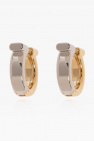 FERRAGAMO GOLD Logo-shaped earrings
