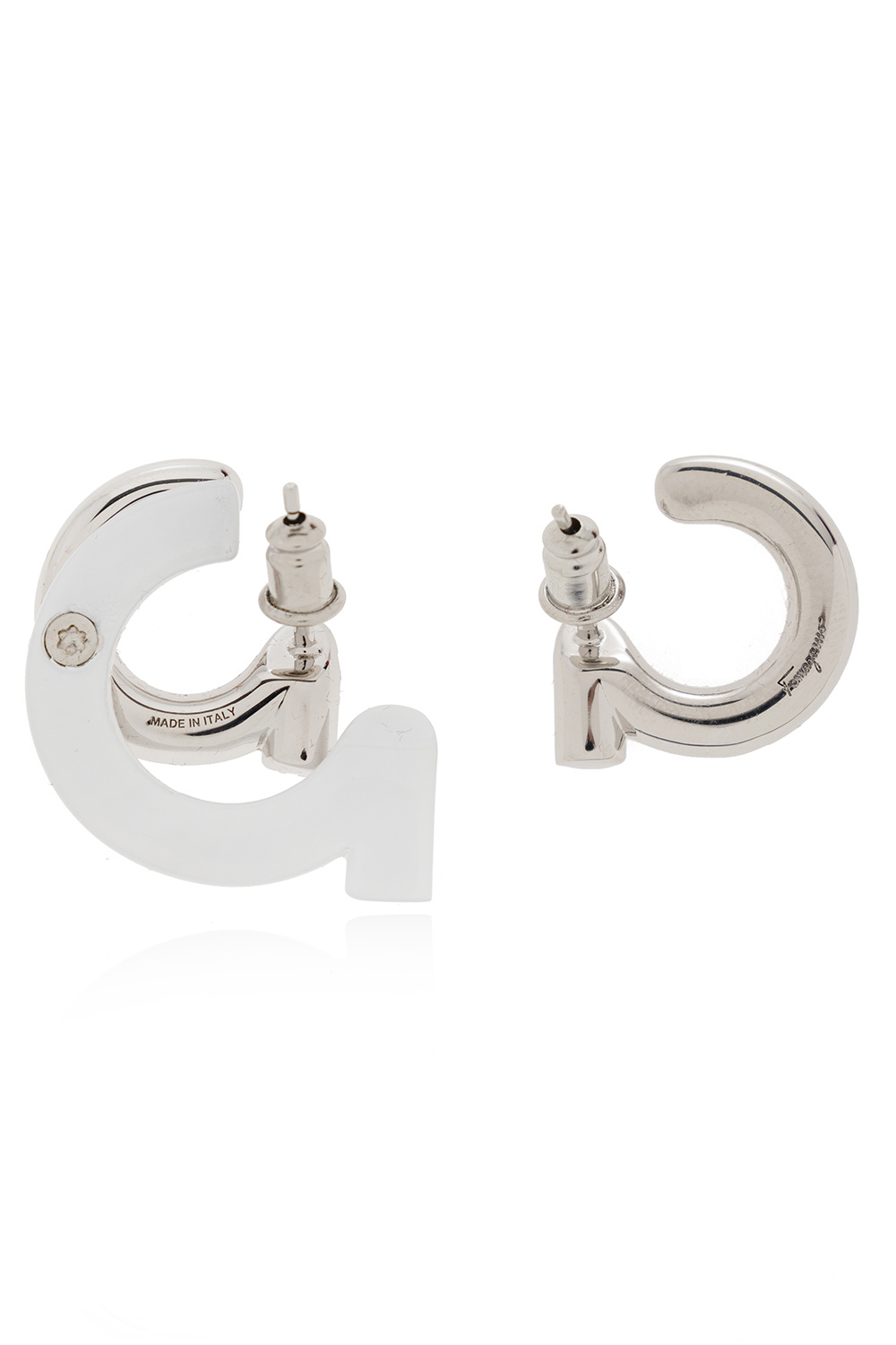 Salvatore Ferragamo Logo earrings