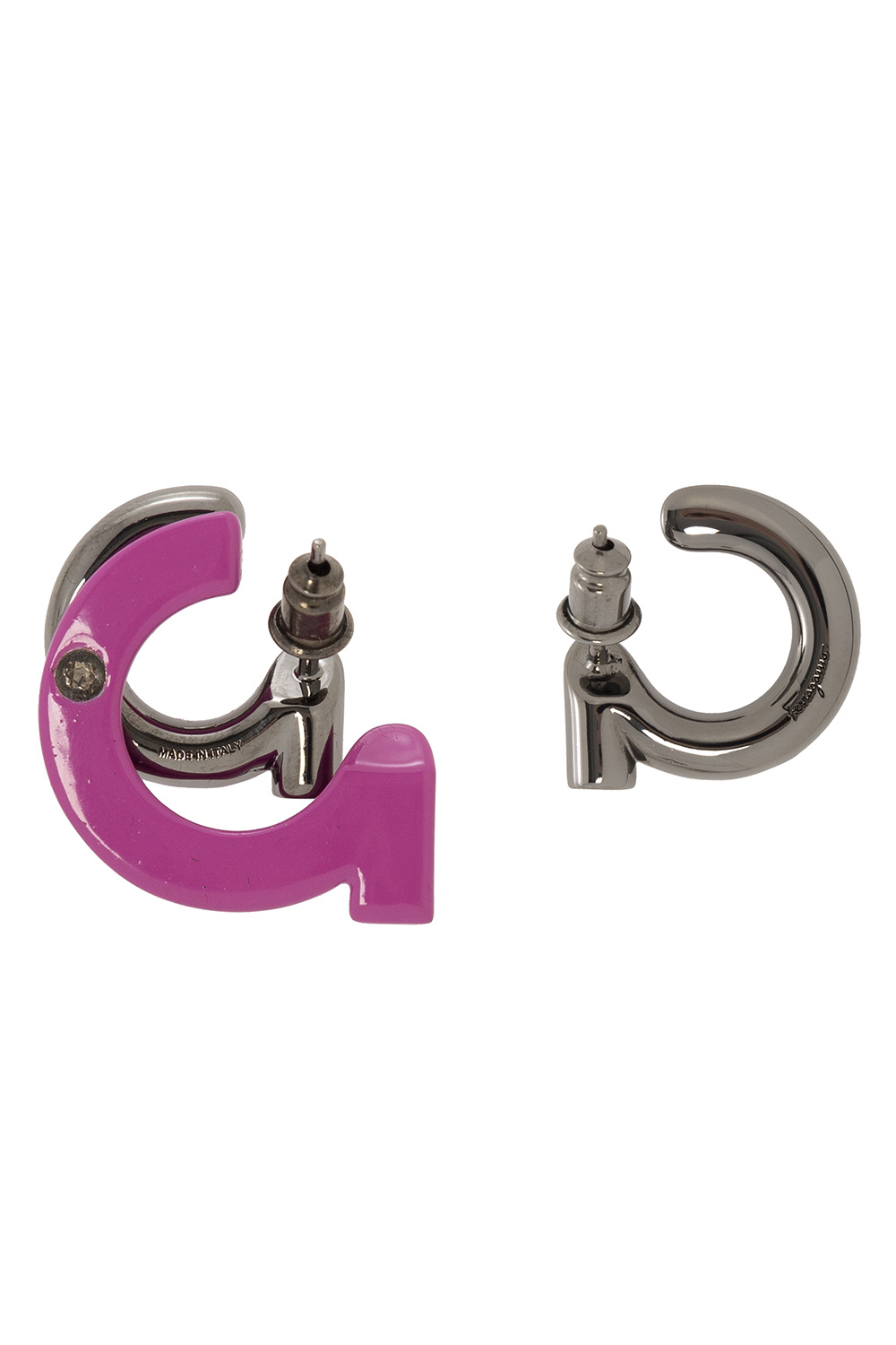 Salvatore Ferragamo Logo-shaped earrings