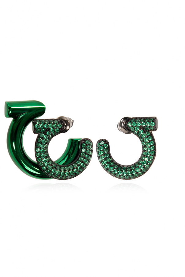 Salvatore Ferragamo Logo-shaped earrings