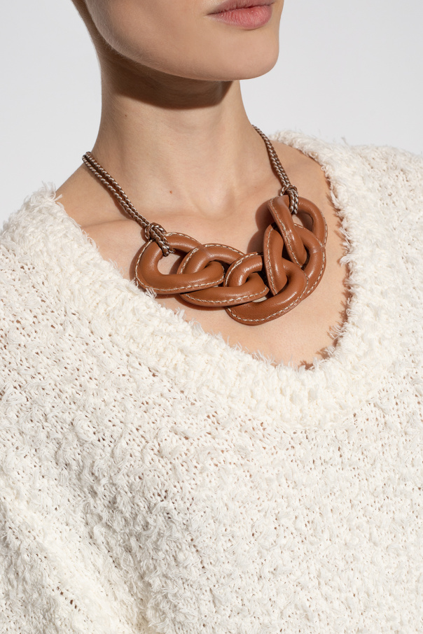FERRAGAMO Leather necklace