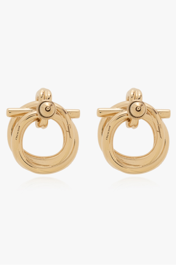 FERRAGAMO Brass earrings