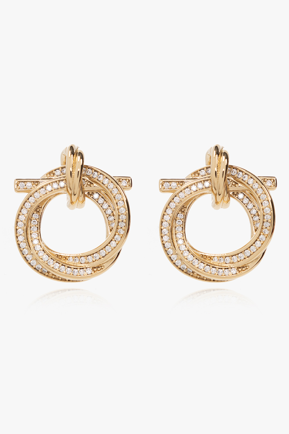 FERRAGAMO Brass earrings