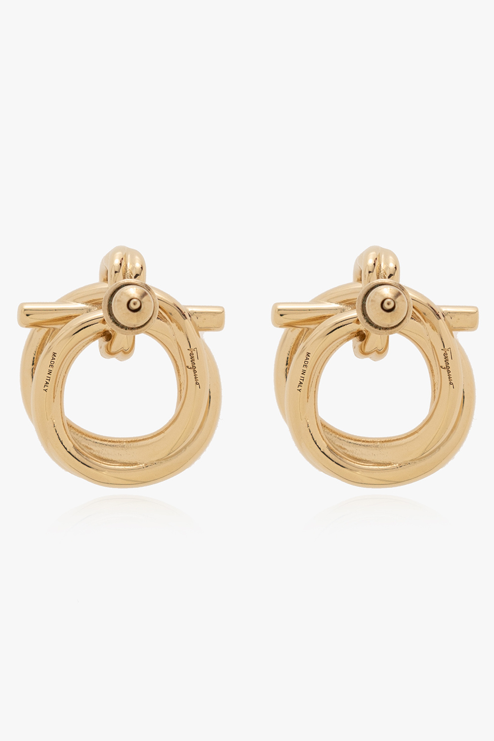 FERRAGAMO Brass earrings