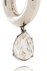 Alexander McQueen SILVER Ear cuff with pendant