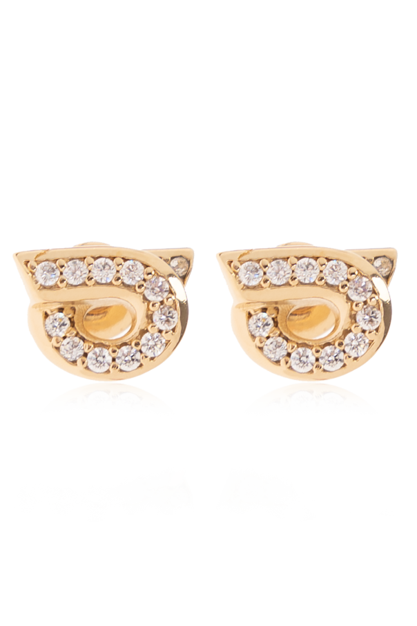 Brass earrings od FERRAGAMO