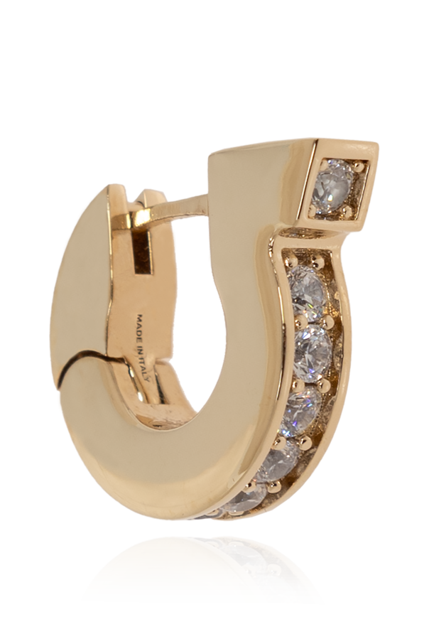 FERRAGAMO Crystal-encrusted earrings