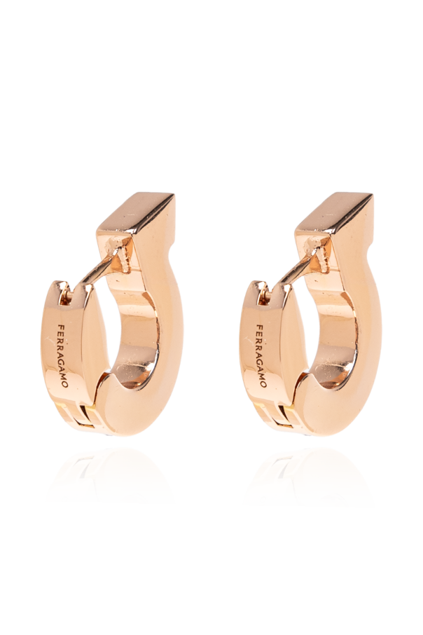 FERRAGAMO Pendientes con cristales brillantes