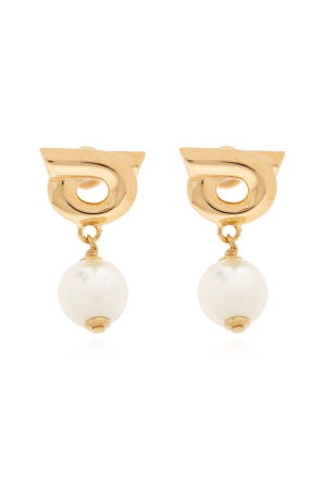 Earrings with logo