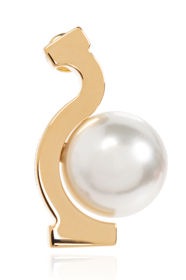 FERRAGAMO Pendientes con perla