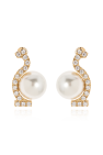 FERRAGAMO Earrings with shimmering crystals