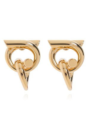 Logo-shaped earrings