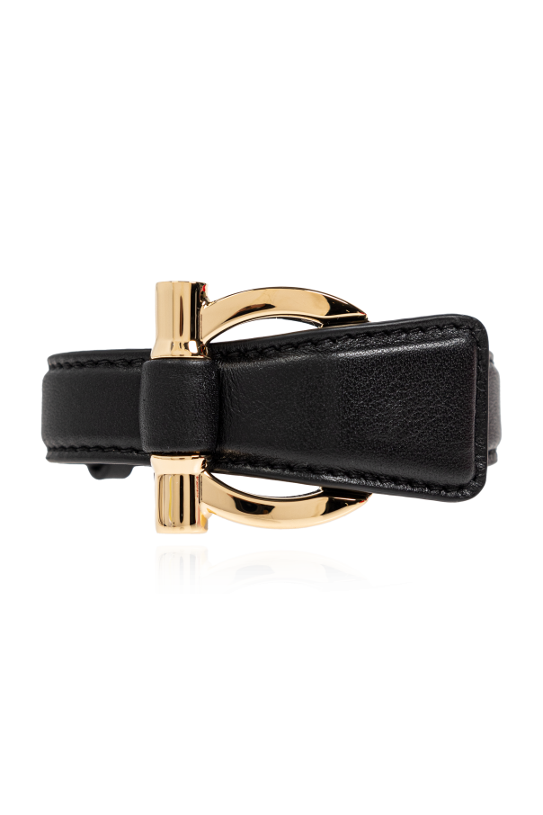 FERRAGAMO Skórzana bransoleta