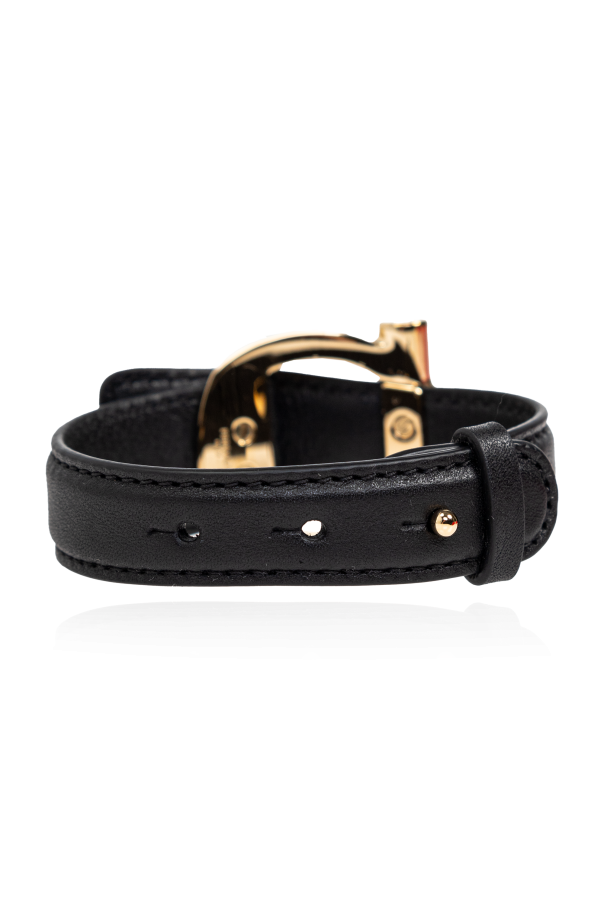 FERRAGAMO Skórzana bransoleta